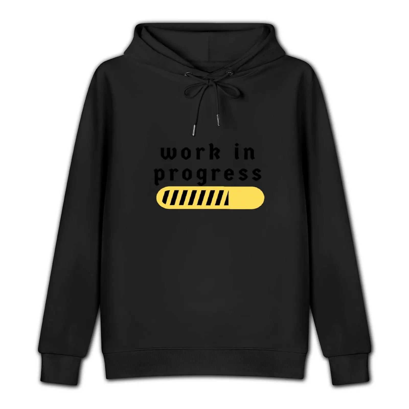 Work In Progress Pullover Hoodie men's clothing streetwear men graphic t shirts men anime clothing new in hoodies & sweatshirts