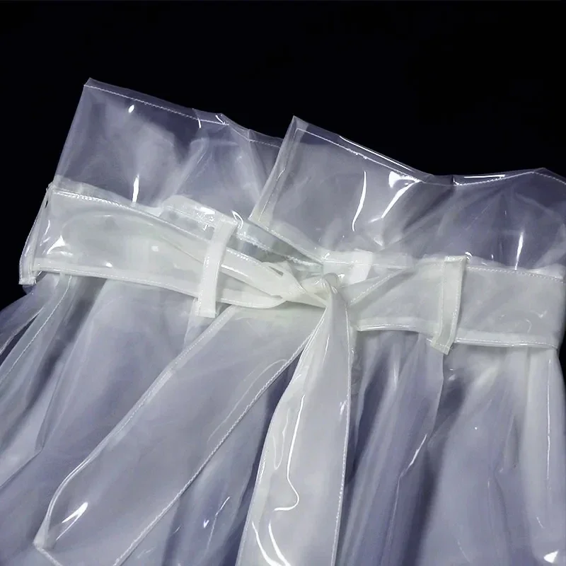 Modello a vita alta in PVC Show Live High STreet TPU Vedi attraverso pantaloni impermeabili Cantanti di moda Spettacolo dal vivo Costumi di cantanti di danza