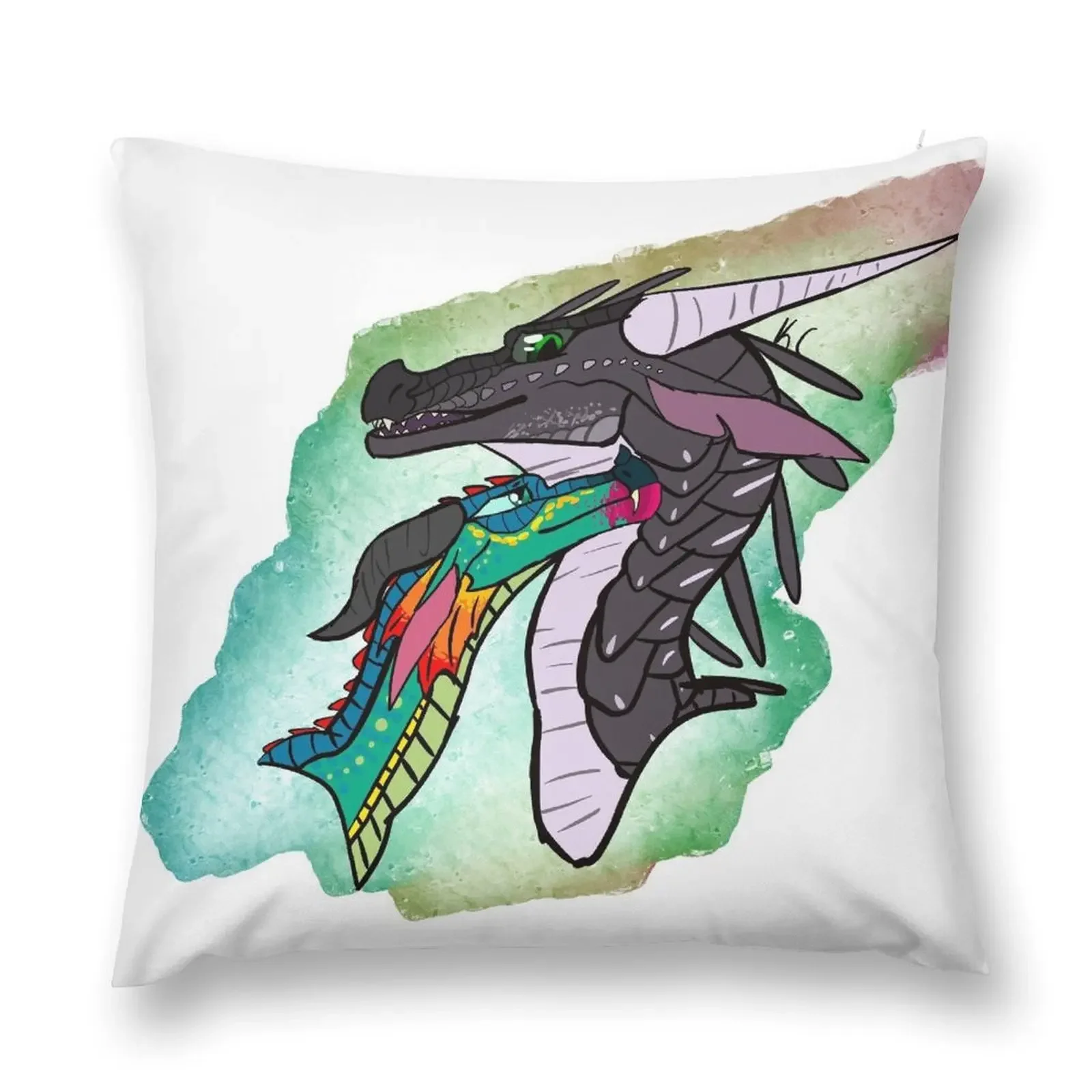 

Glory and Deathbringer from Wings of Fire Throw Pillow Anime Christmas Pillow Decorative Cover For Living Room pillow