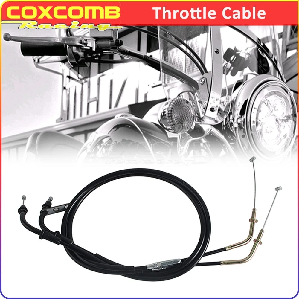 

Motorcycle Throttle Cables Straight Head Oil Cable Wires For Kawasaki VULCAN 900 Vulcan900 VN900 CLASSIC LT 2006-2018 Stainless