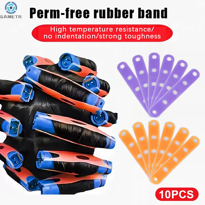 10pcs Silicone Hair Care Strip - đánh giá và giá Hair Care Orange