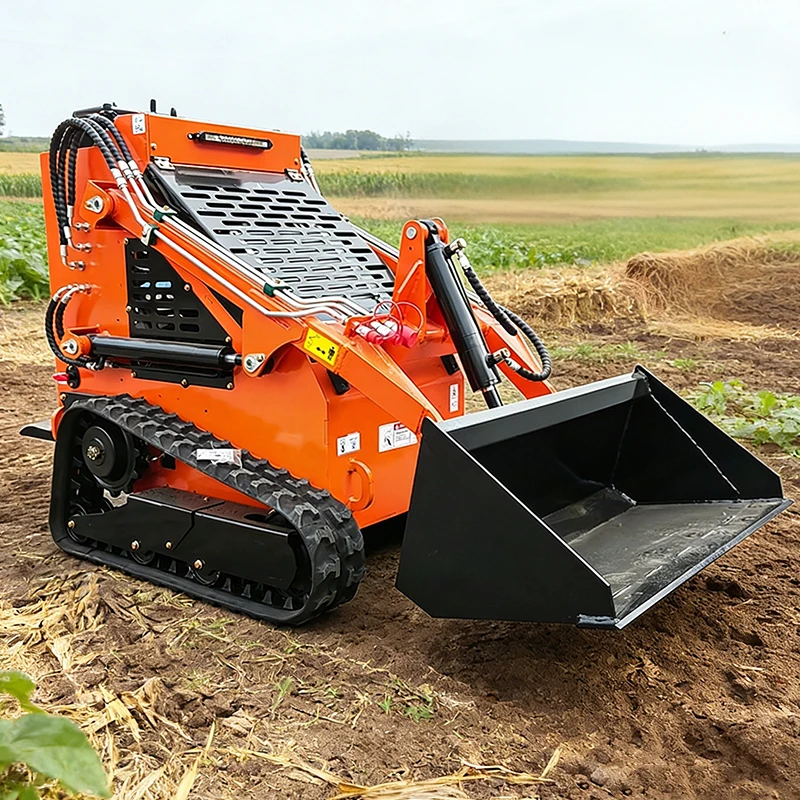 

Multifunctional Skid Steer Loader High Efficiency For Construction Farming Landscaping Skid Steer Loader Powerful Mini Loaders