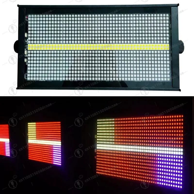 8+8 LED RGB Strobe Light DMX512 Split Flash Effect for Stage Bar KTV Wedding DJ