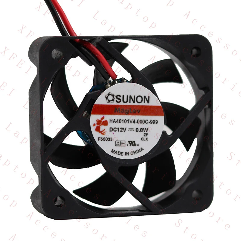 

D 1PC FOR SUNON HA40101V4-000C-999 Cooling Fan DC12V 0.8W 40*40*10mm 2-wire