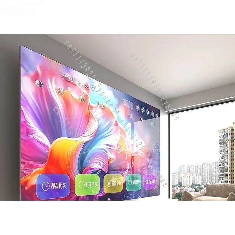 Ultra HD Full Screen Television, 75 85 100 110 120 Inch Network Entertainment Display with Wireless Network Connection