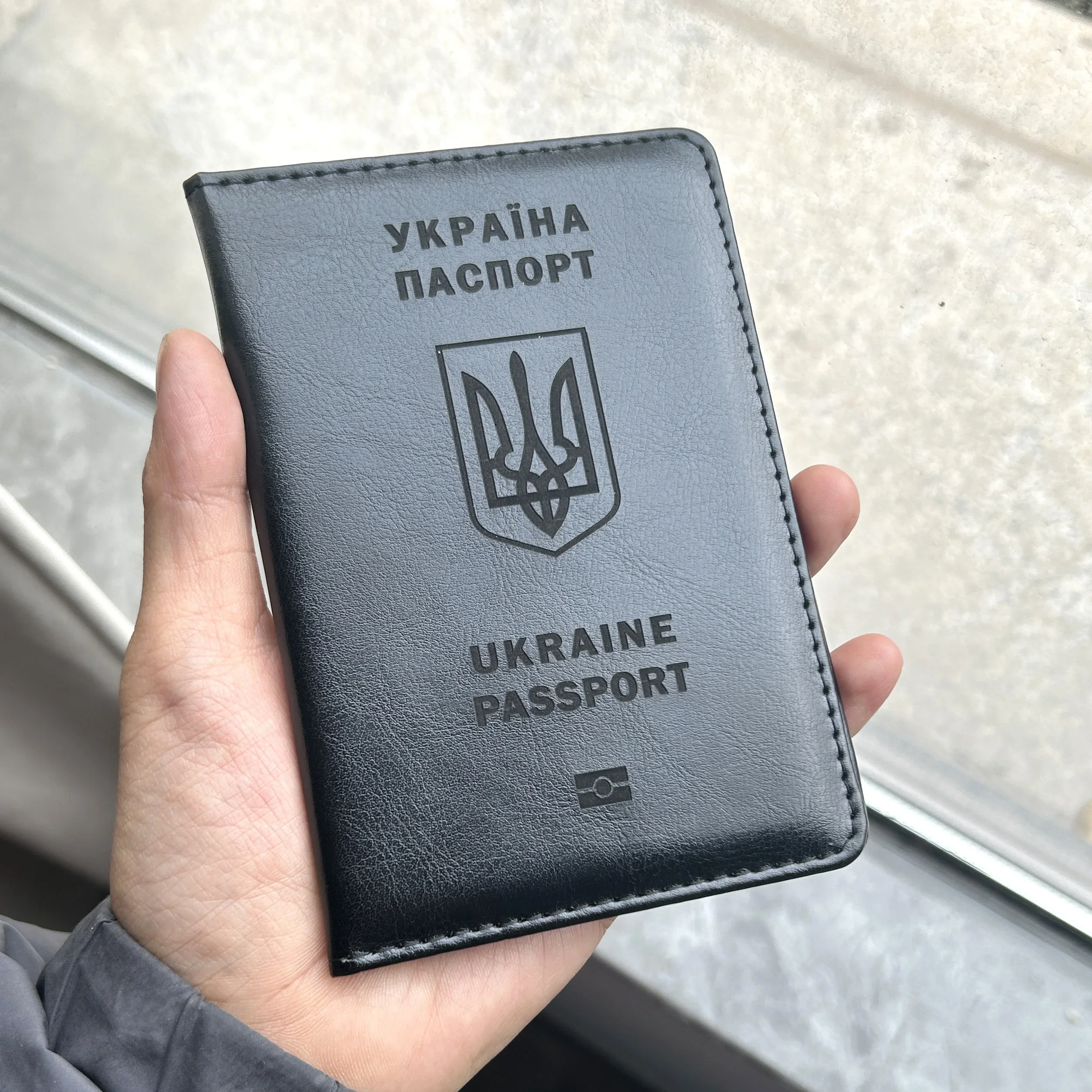 protege passport pour filles, couverture de voyage, portefeuille Ukraine