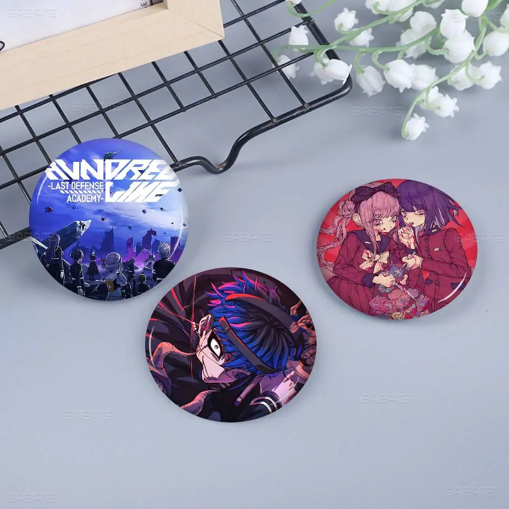 لعبة شعبية أكاديمية المائة الخط الأخير للدفاع 32/44/58 مللي متر دبوس مصنوع يدويًا دبابيس دائرية مضحكة لحقيبة الظهر Cothes #2