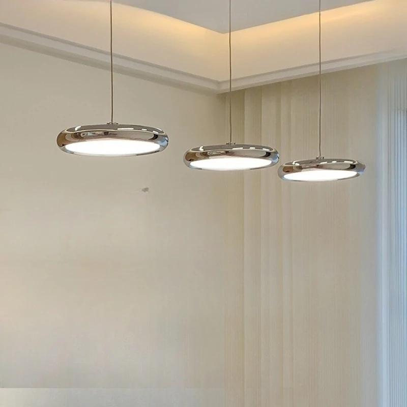 

Restaurant chandelier light luxury island living room modern simple eye protection full spectrum dining table lamps