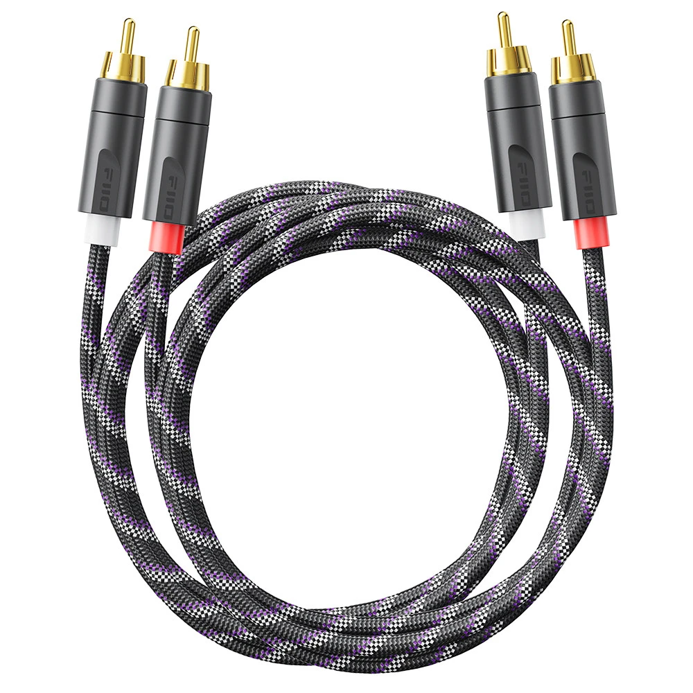 FiiO Trust Series Cable Type-C to Type-C/Lightning Cables, 3.5mm/RCA to RCA/Coaxial Audio 10cm To 150cm Woven Surface Cable image 3