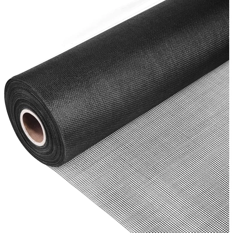 Fiberglass Screen Roll High Visibility and Durable Screen Easy to DIY Repair or Rescreen Window and Door Screen