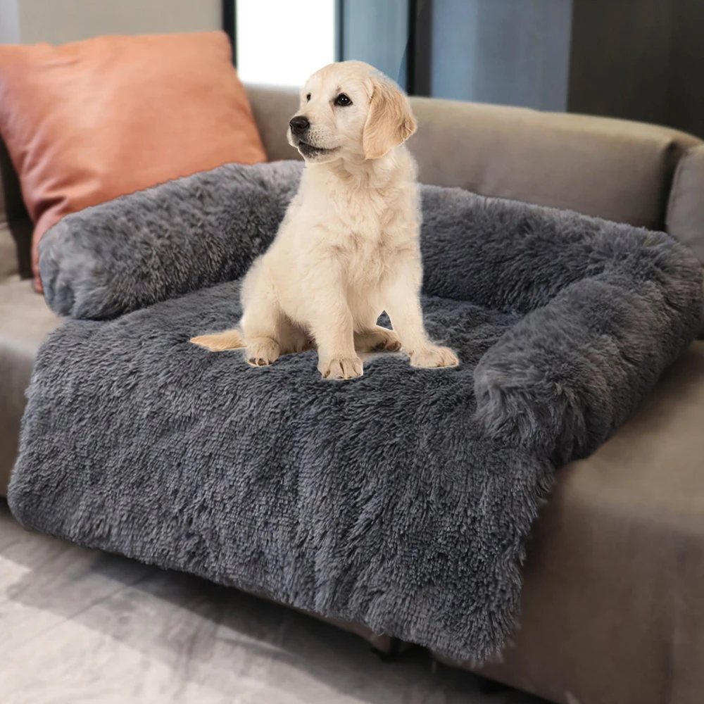 NONOR Washable Dog Pubby Beds Mats for Large Sofa Blanket Winter Warm Pets Car Floor Cover Ortopedic Large Dog Bed Cama Perro