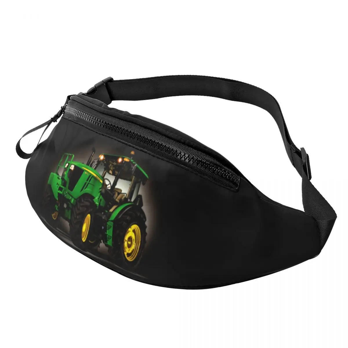 Riñonera de Tractor para hombre y mujer, bolso de cintura cruzado personalizado para viaje, senderismo, teléfono, bolsa de dinero