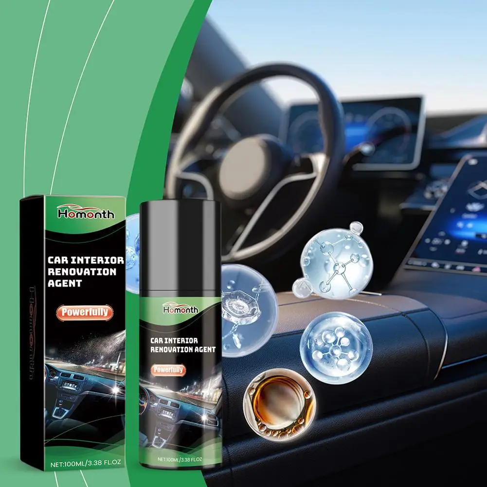 

100ml Car Interior Leather Coating Agent Restore Auto Agent Restorer Renovation Car Refurbishment Interior Agent Maintenanc O8P4