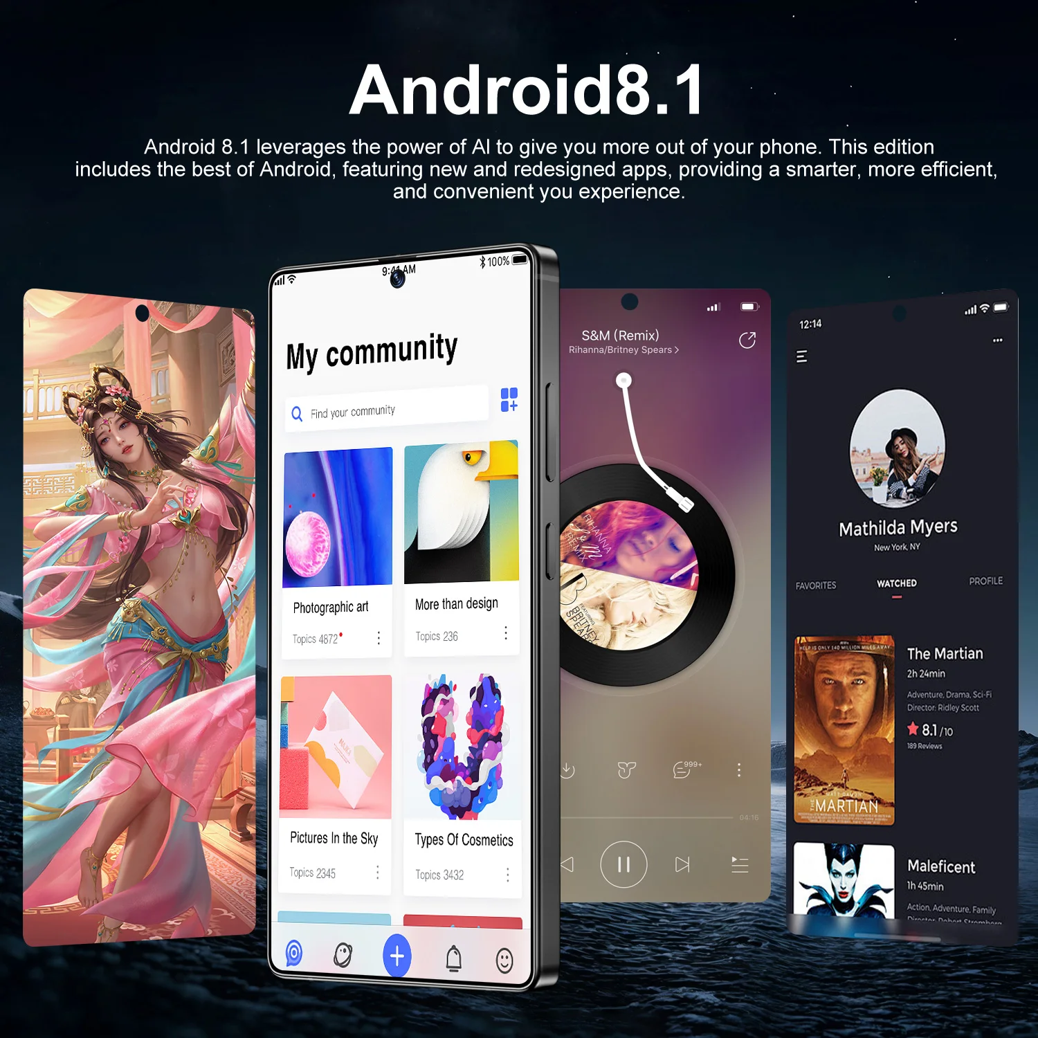 Smartphone IVMI Global Vision XS25 Ultra Android 3GB RAM 16GB ROM Tela de 6.9 Polegadas Dual SIM Rede 4G Câmeras de 2+5MP