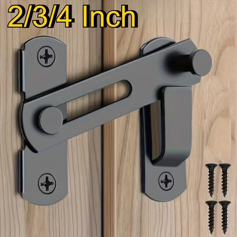 

1/2/4 шт., 180 градусов, тумблерная защелка из нержавеющей стали, раздвижная фурнитура BarnLock, защелки для оконного шкафа, дверного замка, защелка, болт