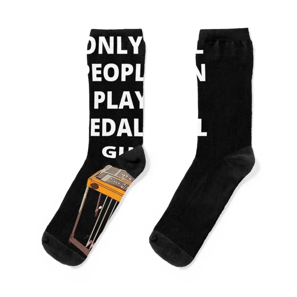 

ONLY COOL PEOPLE PEDAL STEEL GUITAR T-Shirt Socks sports and leisure christmas stocking snow Stockings Socks Women Men's