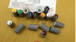 5pcs/lot 157 # mixer potentiometer knob cap seven-color axle [dark red,dark blue,green,yellow,orange,,black.]