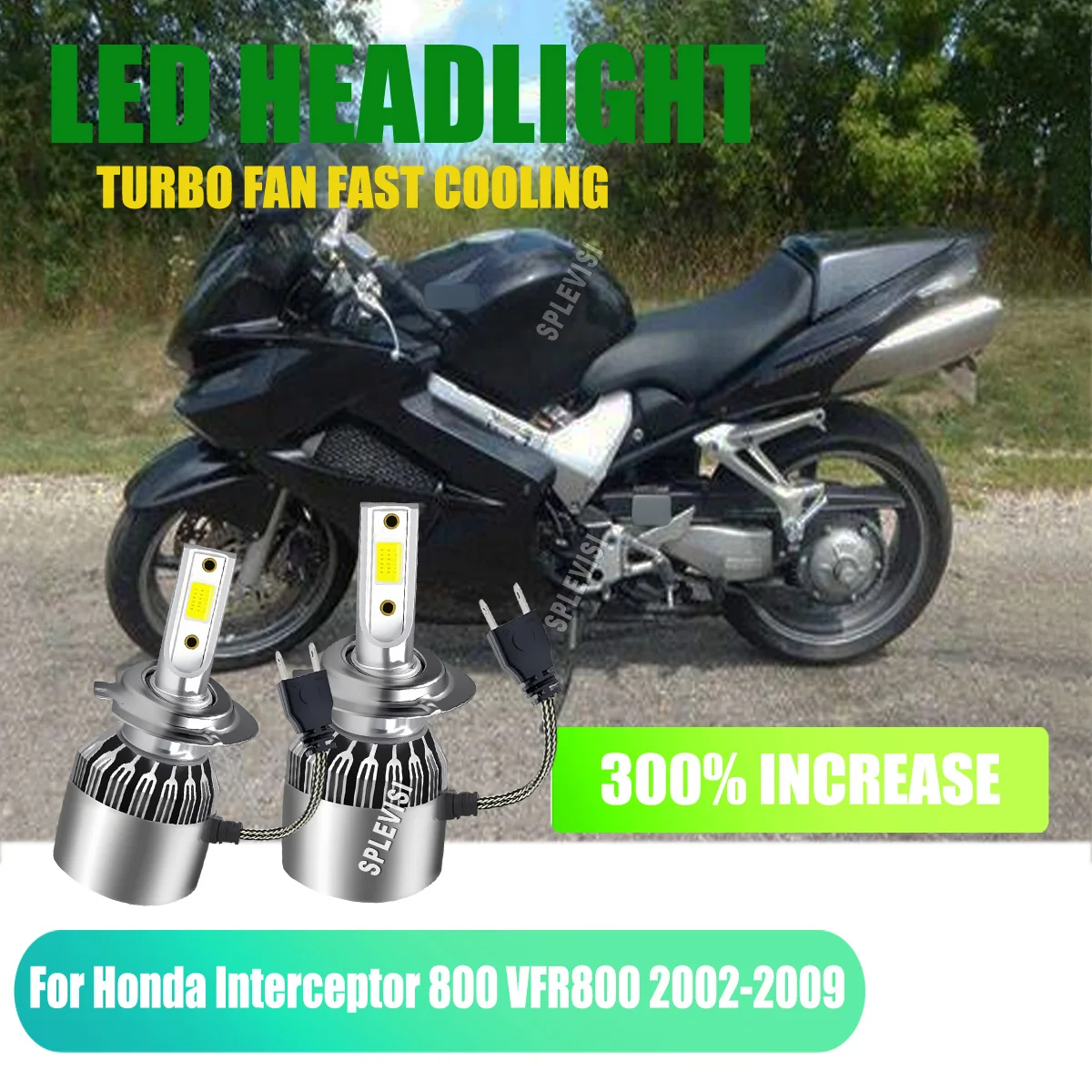 

LED Headlight -experience a brighter, safer driving experience For Honda Interceptor 800 VFR800 2002 2003 2004 2005 2006-2009
