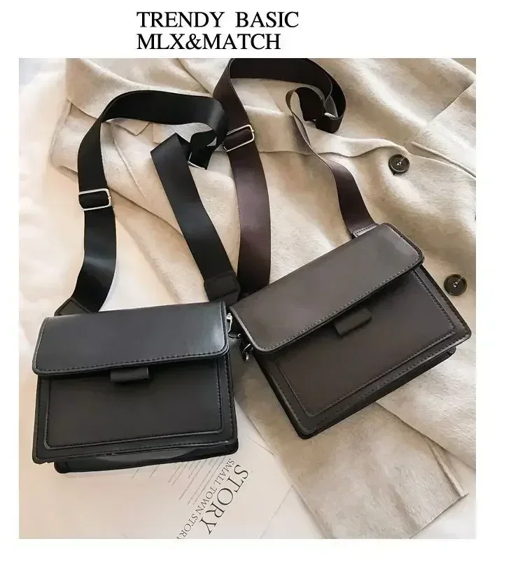 Women's PU Leather Crossbody Bag Image 9