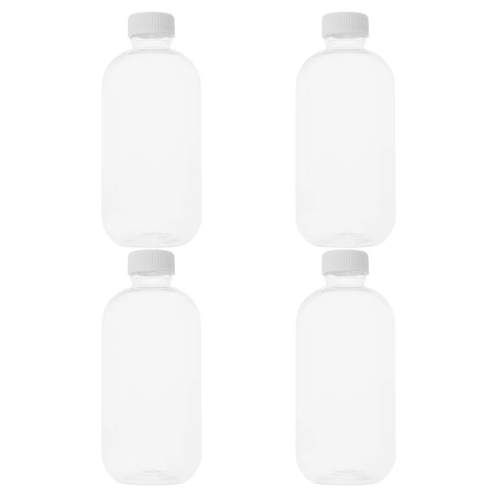 

4Pcs Bead Storage Bottles Plastic Small Beads Container with Caps for Indoor Outdoor Use Refillable Bead Organization Solution