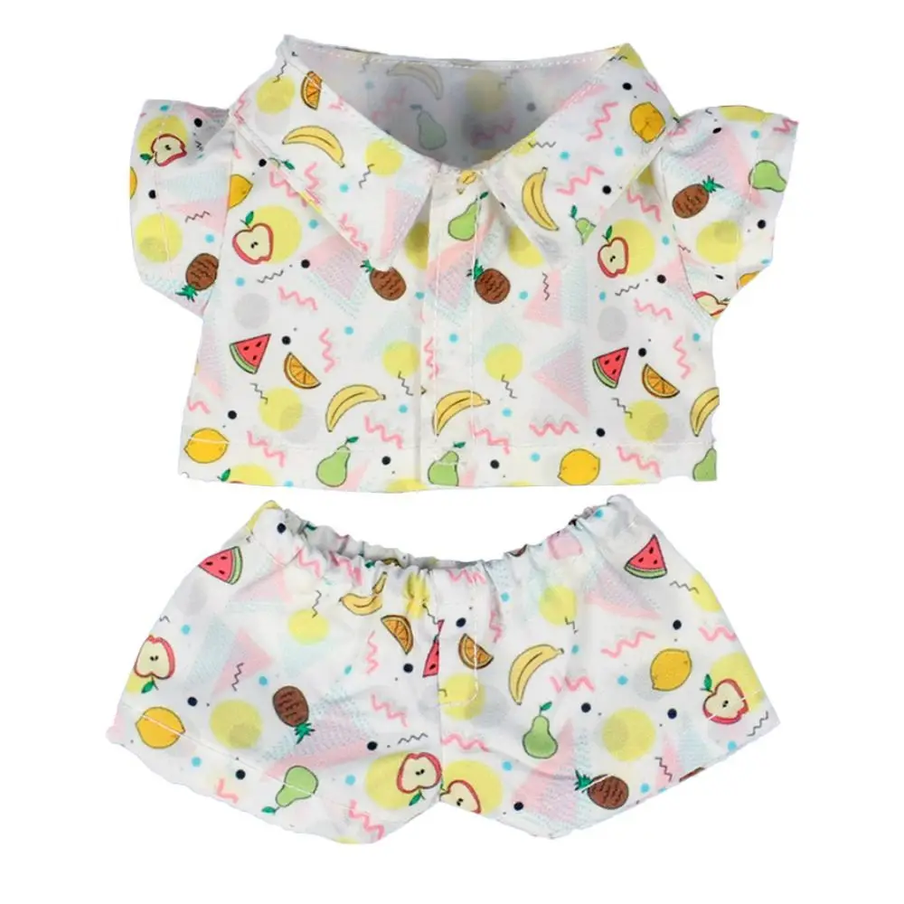 Mini Sleep Wear Fruit Beach Pajamas Accessories Overall Clothes 20cm Cotton Clothes Mini Replacement Clothes Accessories