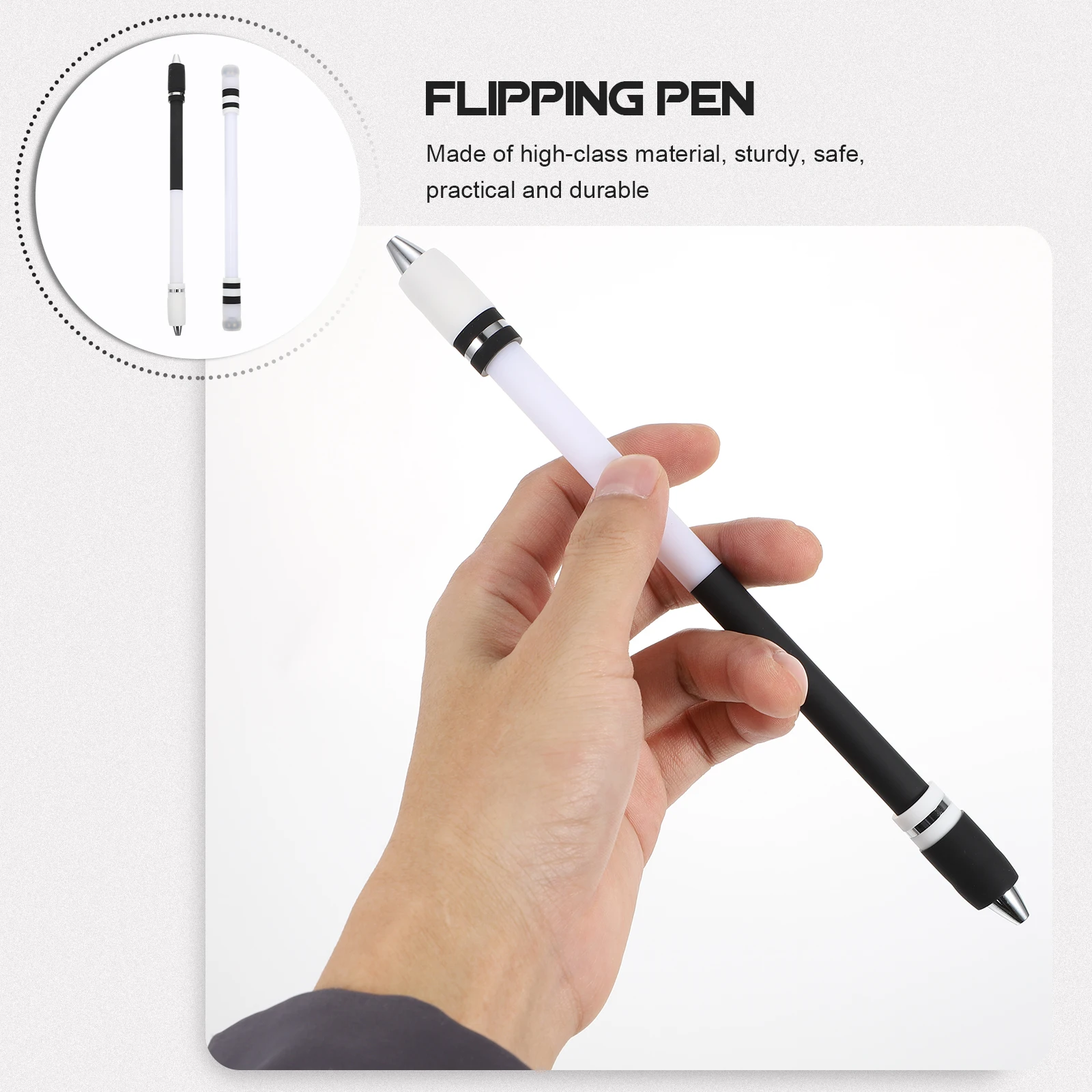

2 Pcs Special Pen for Turning Trick Rotating Pens Funny Men Cool Boys Flying Novelty Kids Portable Flipping