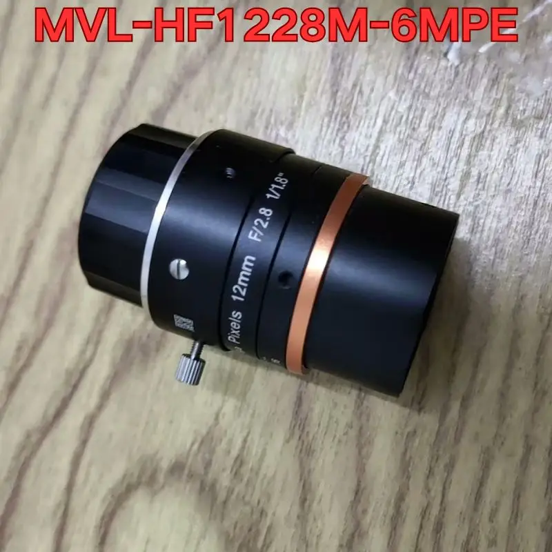 Second-hand MVL-HF1228M-6MPE industrial camera lens function test is normal