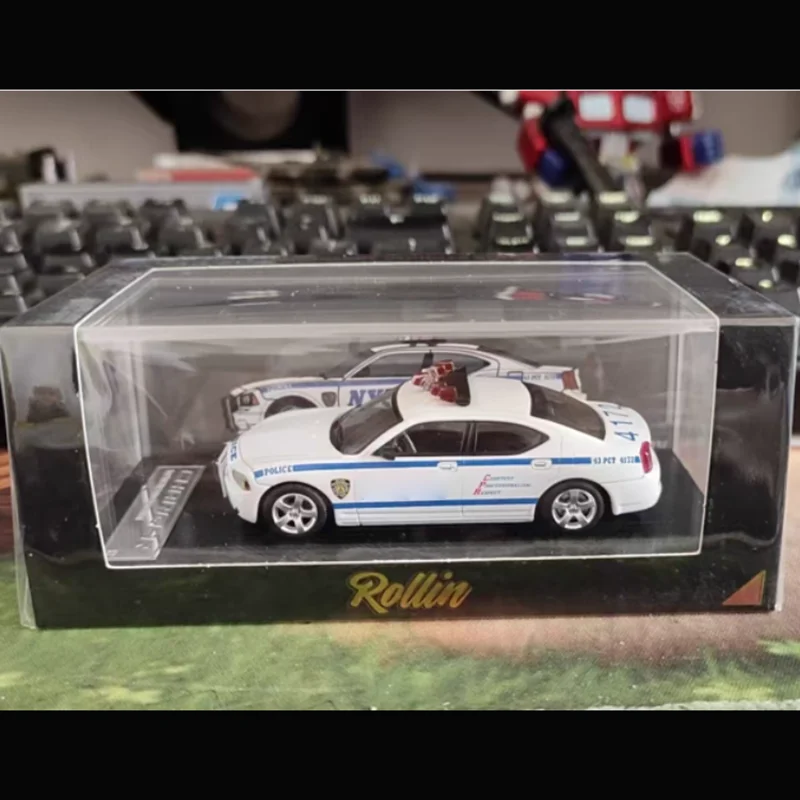 

Модель Rollin, масштаб 1:64, зарядное устройство, 2008, модель полицейского сплава, автомобиль для коллекции, статического дисплея, подарка