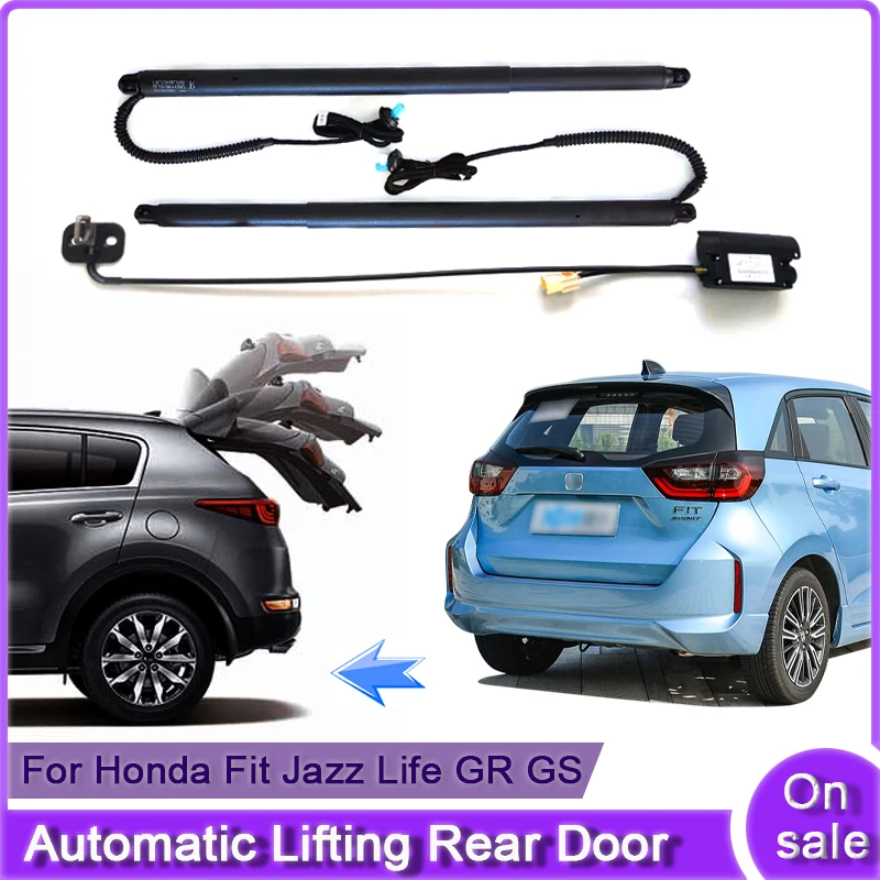 For Honda Fit Jazz Life GR GS 2020~2024 Car Electric Tailgate Lift System Kit Auto Tail Gate Opener Automatic Lifting Rear Door