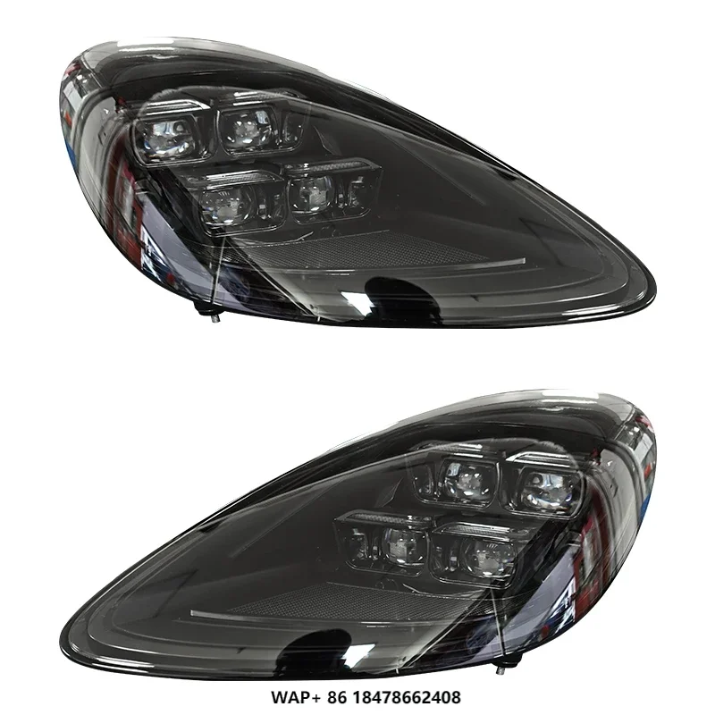 YU GUANG for  718 Cayman 982/Boxster 2016-2024 LED Headlights Matrix Style Headlamp Car Accessories Front Lights