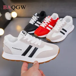 Children Sneakers Kids Casual Shoes Sports Suede Patchwork Comfy Three Colors Four Season Running Leisure Boys Girls Trainers