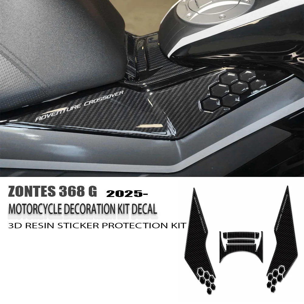 

Motorcycle 3D resin sticker central protection suitable for Zontes compatible 368 G 2025
