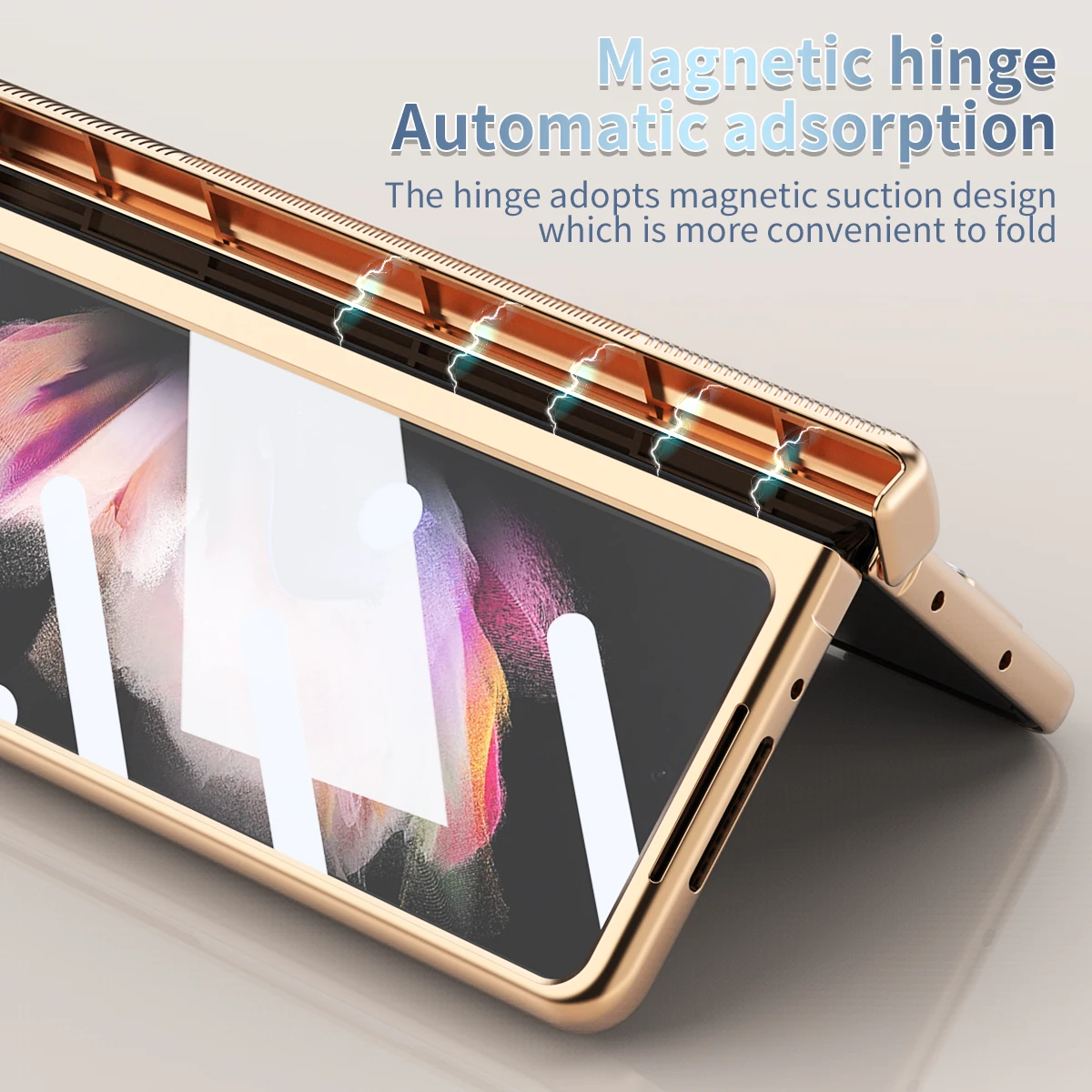 Full Body Protection Case for Samsung Galaxy Z Fold3 Fold5 5G Fold 5 4 Fold4 Fold 3 S Pen Holder Tempered Glass Film