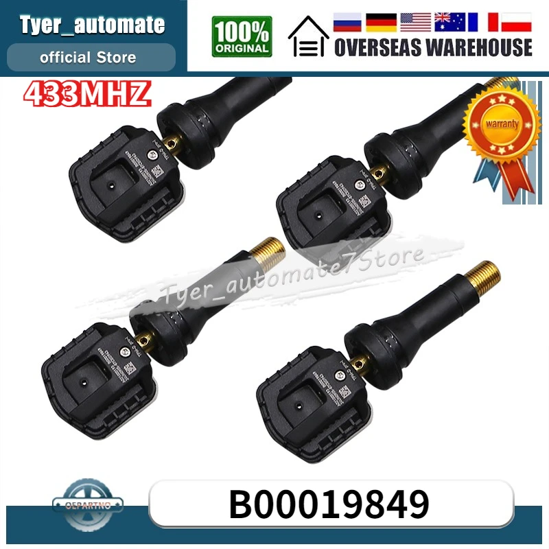 

TPMS Sensor B00019849 433MHz Tire Pressure Monitoring Sensor For Beijing BJ40 Plus BJ60 BJ80
