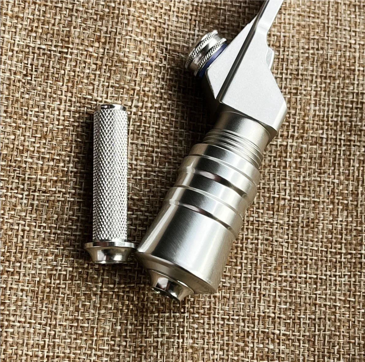 AIOUSHI-Full CNC Metal Head Lock Head, 3 Different Caliber, Silver and Black, Size 6.5mm, 7.9mm, 8.25mm