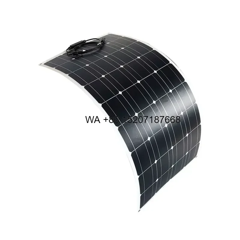 Wmwmnu for Easy Installation Balcony Use 200W 300W 350W 400W Flexible Solar Energy Panel Bendable Photovoltaic PV Module