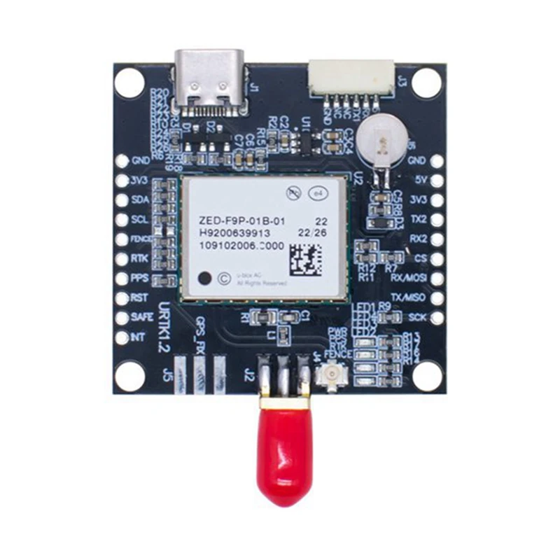 A74K-ZED-F9P RTK GPS Moudule RTK High Precision Centimeter-Level Differential Positioning GNSS Module For Drone Autopilot