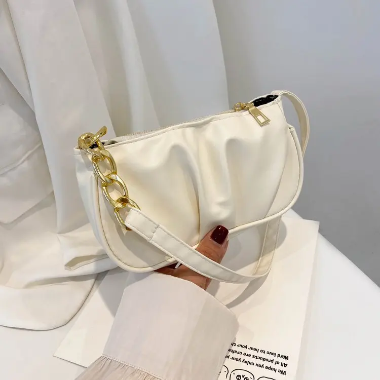 Summer Shoulder Bag Trendy Fashion Pu Leather Handbag Texture Messenger Bag Mini One Shoulder Women All-Match Designer Hand Bags