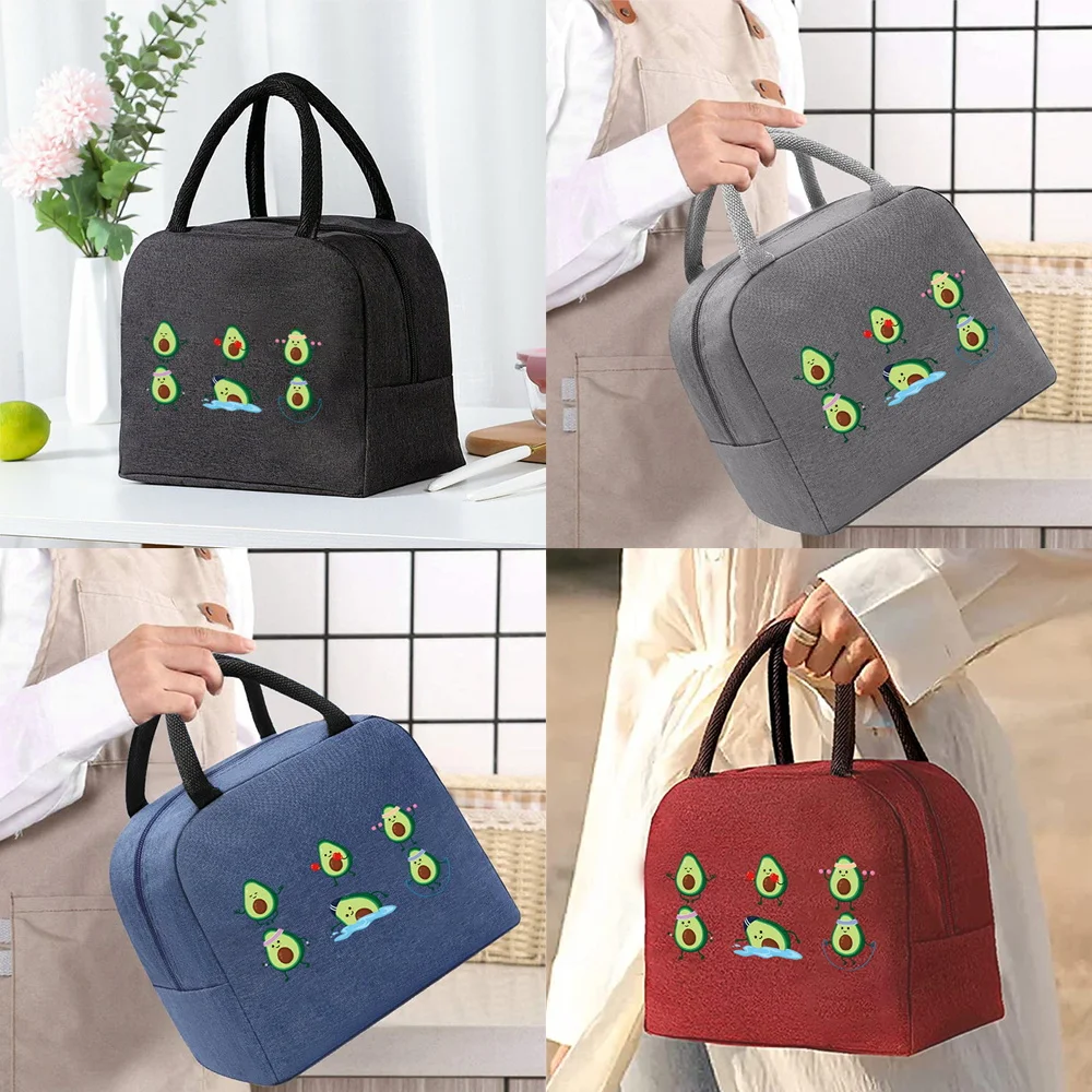 

Insulated Lunch Bag Handbags Box for Women Kids Portable Thermal Food Picnic Sports Fruit Pattern Cooler Lunch Bags for Work