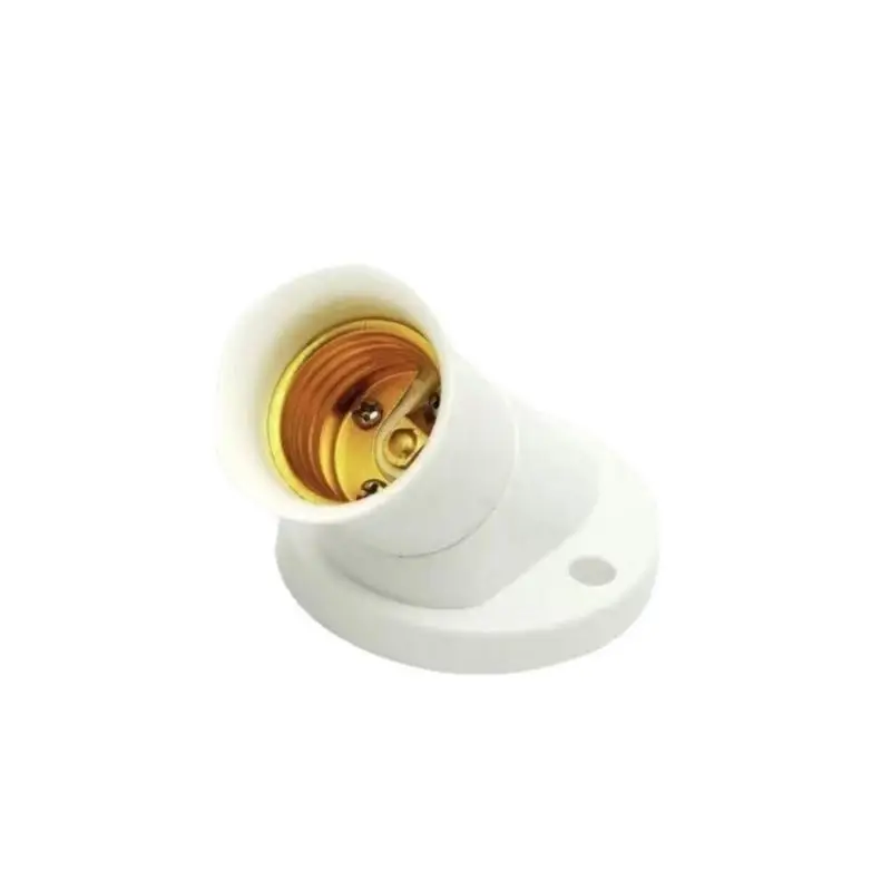 

R53C 45 Degree Angled Lighting Socket E27 Slanted Screw In Lamp Base Wall Fixture