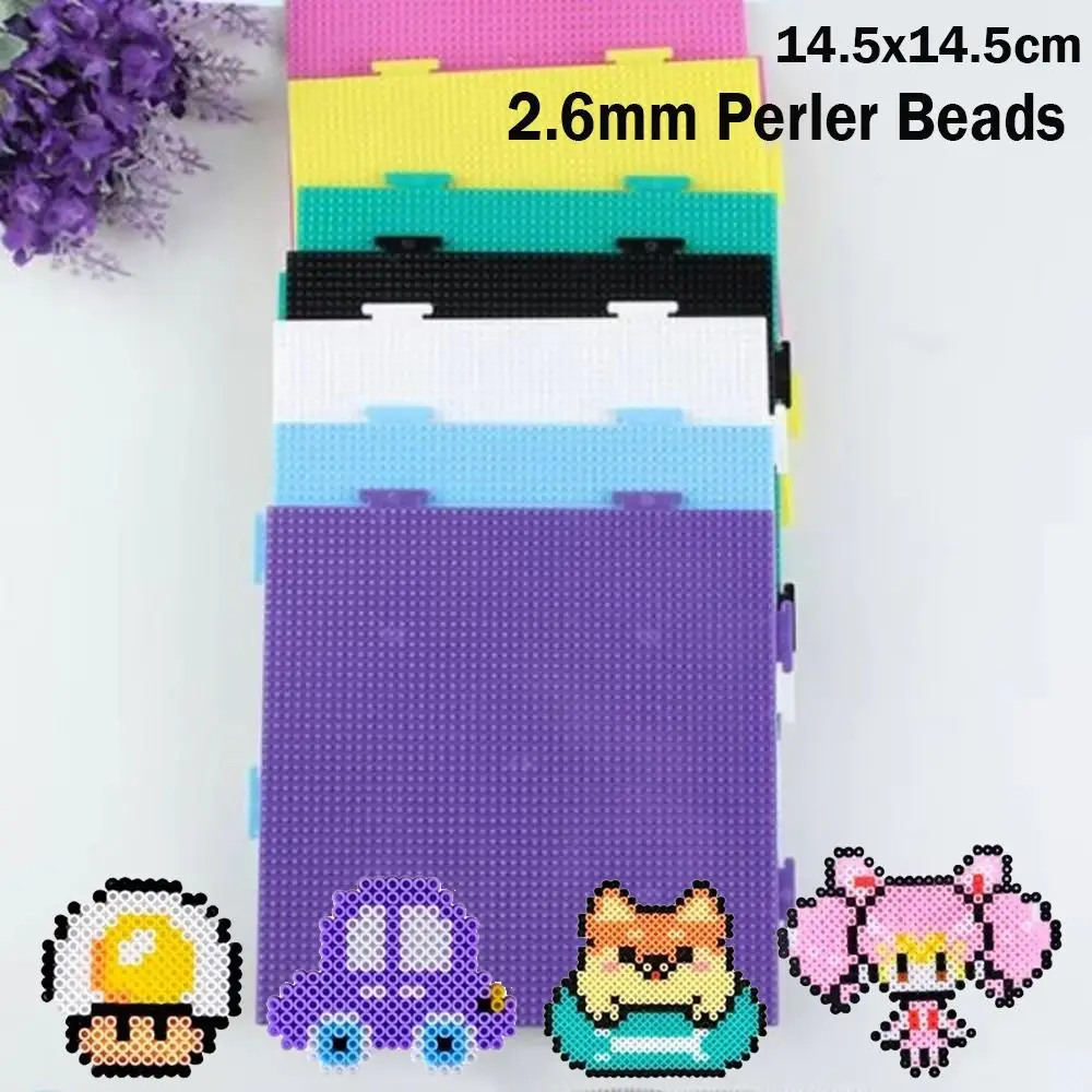 High Quality Perler Hama Beads Three-dimensional Handmade Crafts Decor Bean Board 52*52 Dot DIY Make Puzzle 2.6mm Bean Board