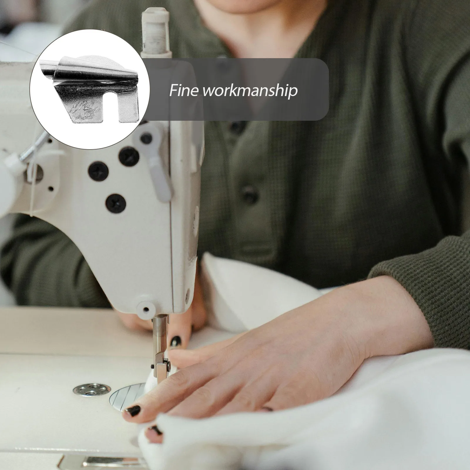 

3Pcs Professional Sewing Machine Binder Compact Rolled Hem Foot for Plaids Matching Easy Install Non-Stick Binder Attachment