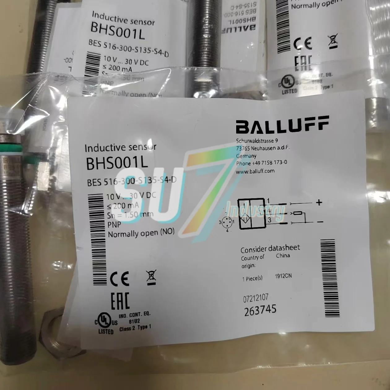 

BES 516-300-S135-S4-D Proximity Switch Sensor New original