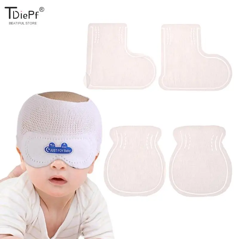 Newborn Phototherapy Protective Gloves Foot Cover Anti-Blue Light Glove Foot Cover Baby Newborn Phototherapy Protective EyeMask 