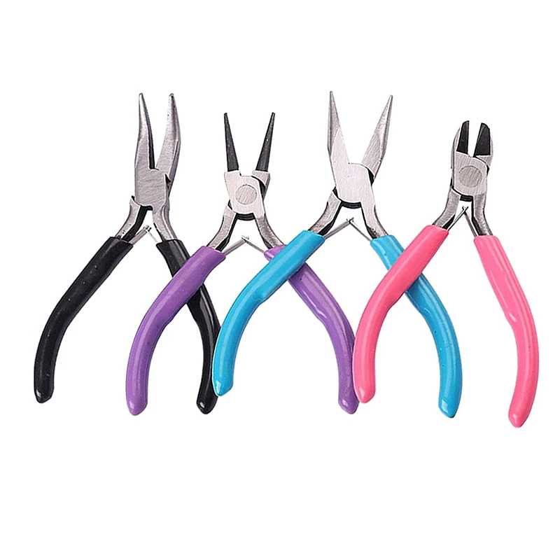 4 Pack Jewelry Pliers Jewelry Making Pliers Tools Kit for Wire Wrapping Earring Supplies