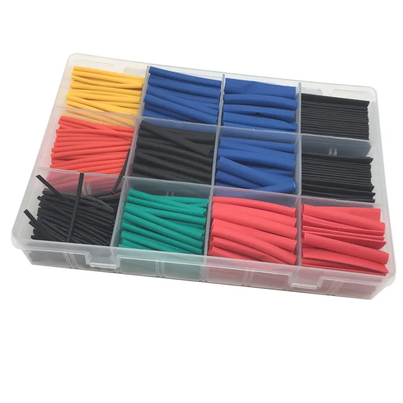 530 PCS Heat Shrink Tubing Heatshrink Tube Sleeving Wrap Wire Sell Connector Repair Diameter 2-13mm