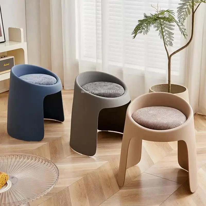 

Hot Light Luxury, Makeup Stool, Simple, Stackable, Chair, Girls, Bedroom, Manicure