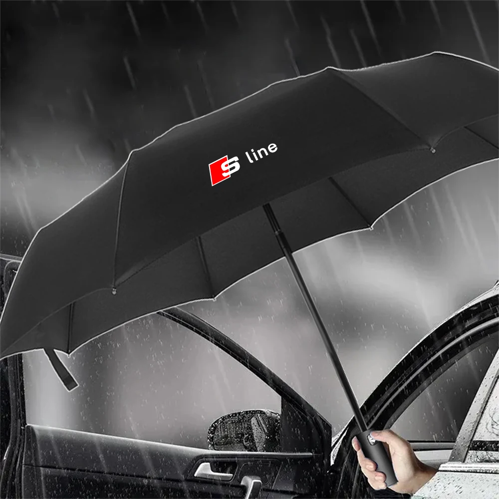 1 stücke Auto Automatische Falten Winddicht Sonnenschirm Regenschirm Für Audi A3 A4 A4L A5 B3 B4 B5 B6 B7 B8 RS3 Quattro c5 C6 C7 C5 C6 C7 – Detail 9