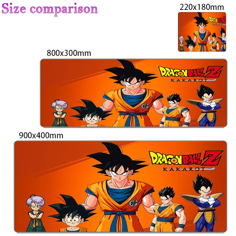 DBZ Mouse Pads Dragon Balll Z Gaming Large Dywan Gamer Keyboard Desk Mat rug Table Carpet Mousepad XXL 900x400 For Computer