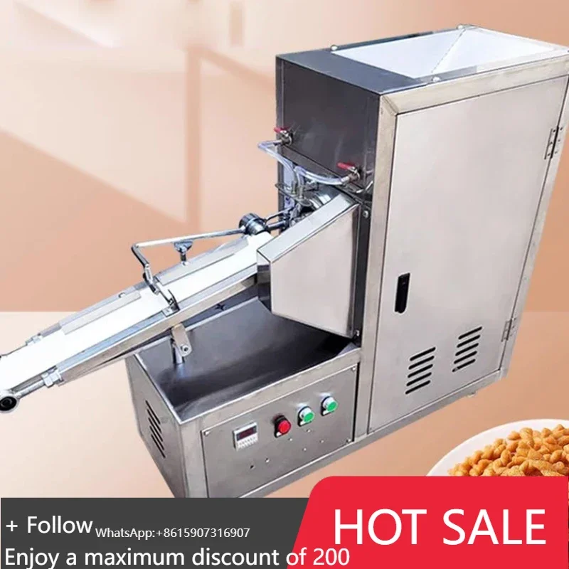 

New Fried Dough Sweet Crispy Wheat Flour Snacks Extruding Twisted Food Making Machine Fried Dough Twist Machine